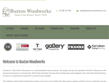 Tablet Screenshot of buxtonwoodworks.com